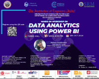 Data analytics using Power BI 2024 Workshop Poster